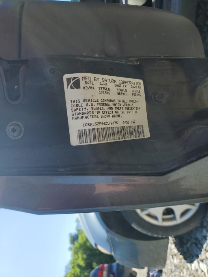 1G8AJ52F44Z176075 2004 Saturn Ion Level 2