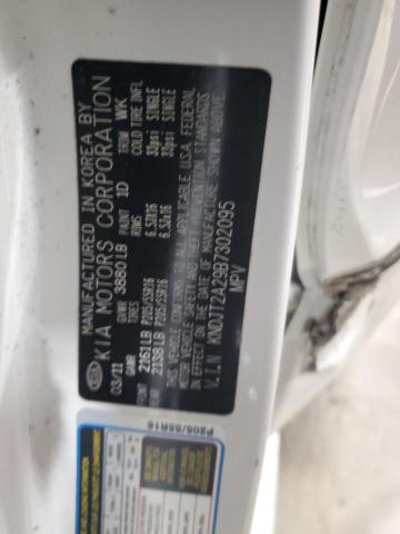 2011 Kia Soul + VIN: KNDJT2A29B7302095 Lot: 59306194