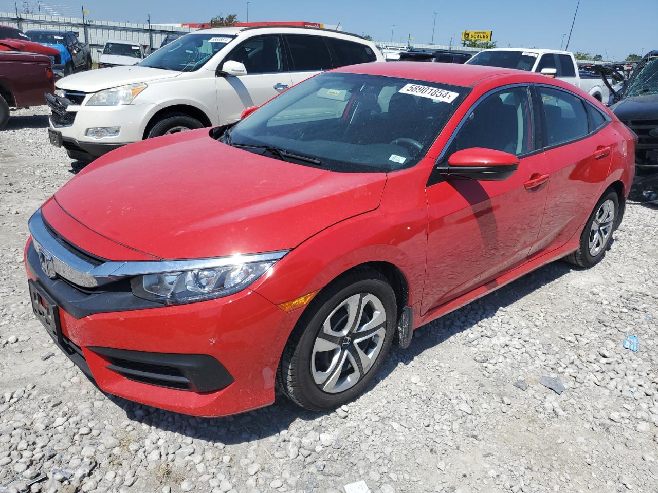 2HGFC2F57GH543580 HONDA CIVIC 2016