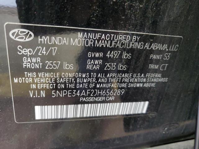 2018 Hyundai Sonata Sport VIN: 5NPE34AF2JH656289 Lot: 60456944