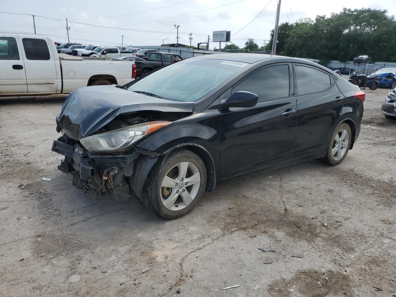 KMHDH4AE3DU851943 2013 Hyundai Elantra Gls