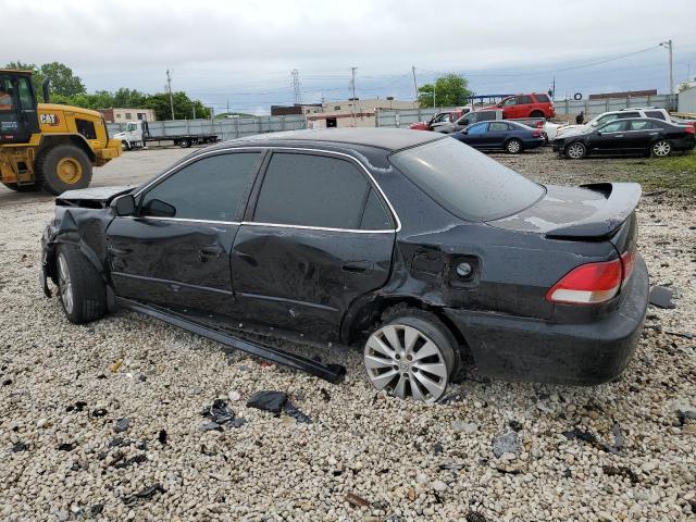 HONDA ACCORD EX 2002 black  gas 1HGCG16532A051962 photo #3