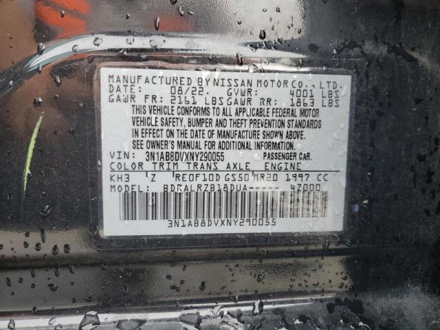 2022 Nissan Sentra Sr VIN: 3N1AB8DVXNY290055 Lot: 57742954