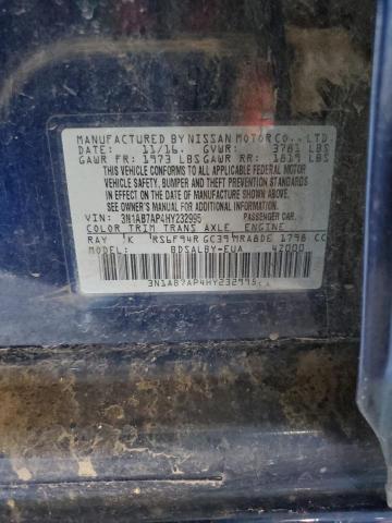 2017 NISSAN SENTRA S - 3N1AB7AP4HY232995