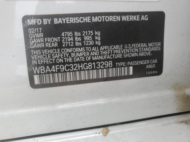 VIN WBA4F9C32HG813298 2017 BMW 4 Series, 430XI Gran... no.12