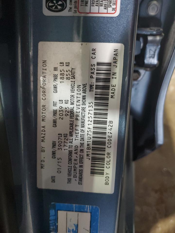 JM1BM1U75F1257135 2015 Mazda 3 Sport