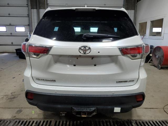 2015 Toyota Highlander Limited VIN: 5TDDKRFH4FS175547 Lot: 58639904