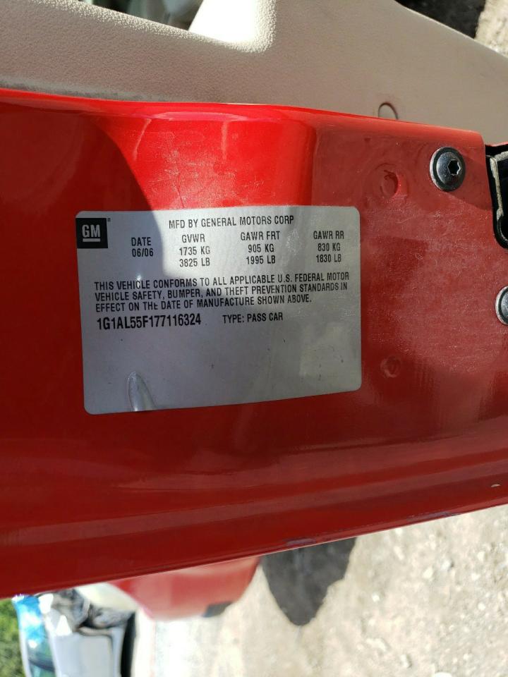 1G1AL55F177116324 2007 Chevrolet Cobalt Lt