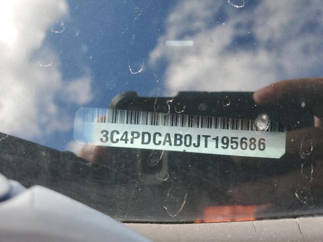 2018 Dodge Journey Se VIN: 3C4PDCAB0JT195686 Lot: 58897494