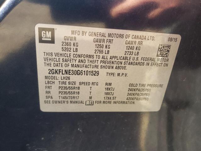 2016 GMC Terrain Sle VIN: 2GKFLNE30G6101529 Lot: 57784564