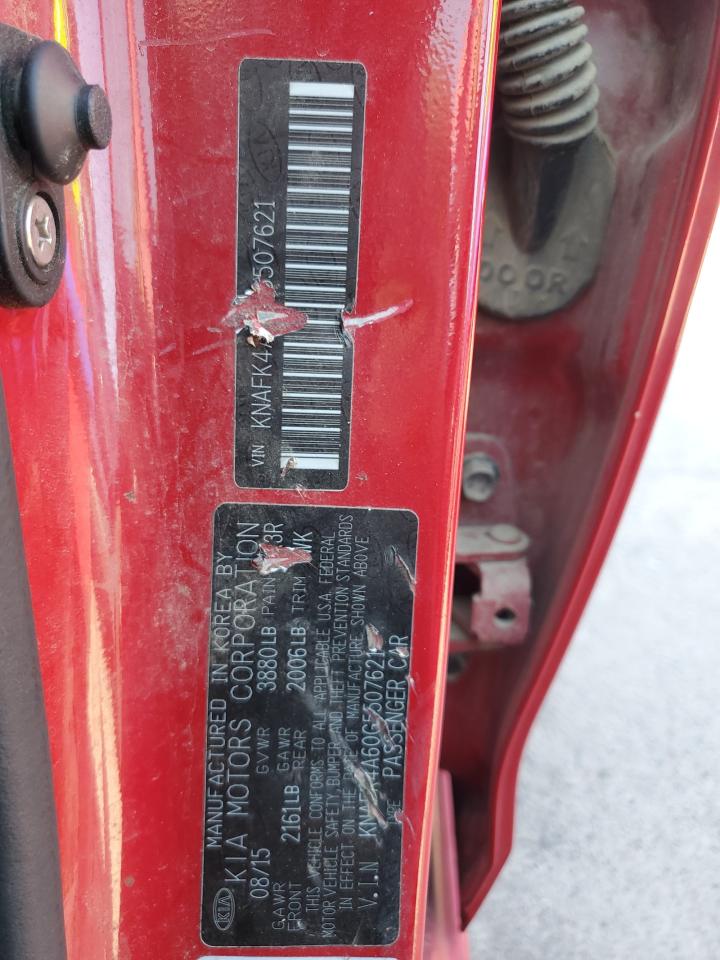 KNAFK4A60G5507621 2016 Kia Forte Lx