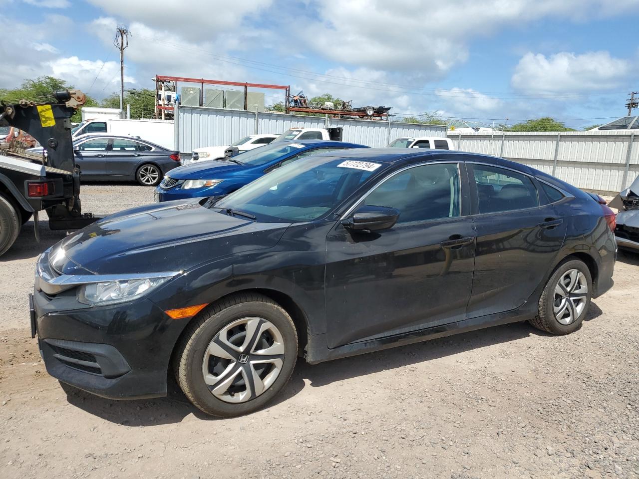 Lot #2724087592 2018 HONDA CIVIC LX