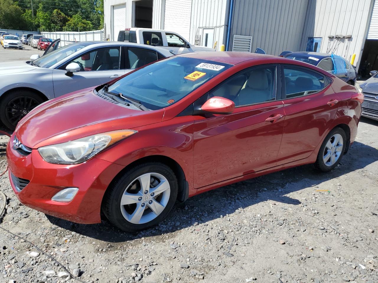 2012 Hyundai Elantra Gls vin: KMHDH4AEXCU402502