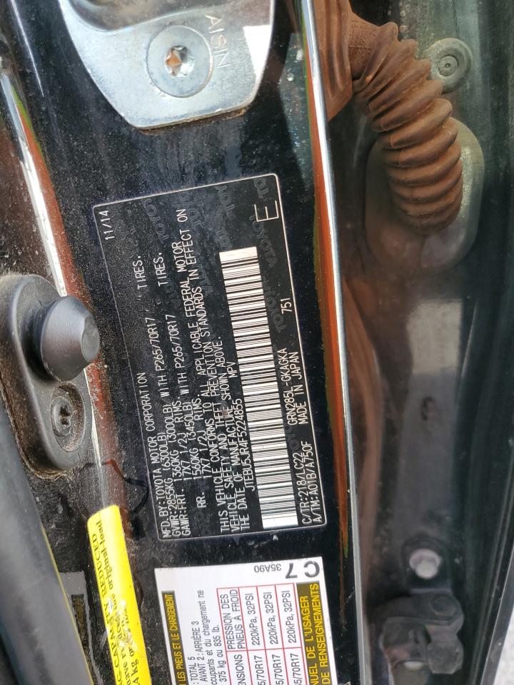 JTEBU5JR4F5224855 2015 Toyota 4Runner Sr5