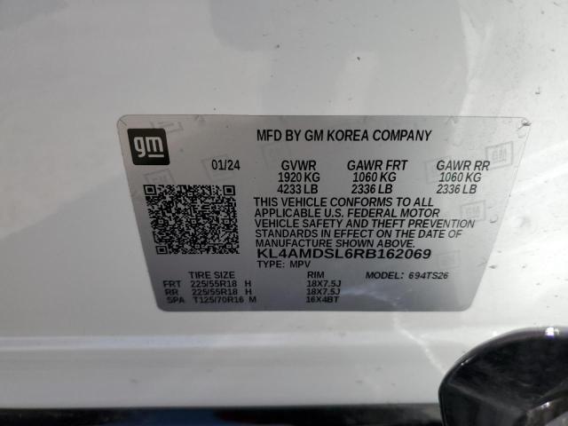 2024 Buick Encore Gx Sport Touring VIN: KL4AMDSL6RB162069 Lot: 60934204