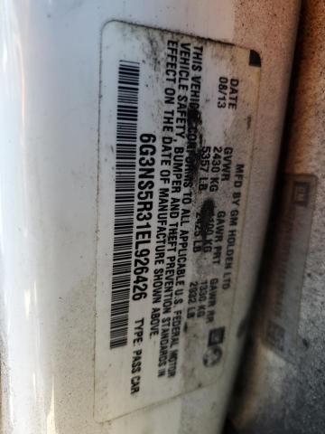 2014 Chevrolet Caprice Police VIN: 6G3NS5R31EL926426 Lot: 58212674