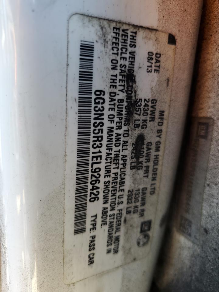 6G3NS5R31EL926426 2014 Chevrolet Caprice Police