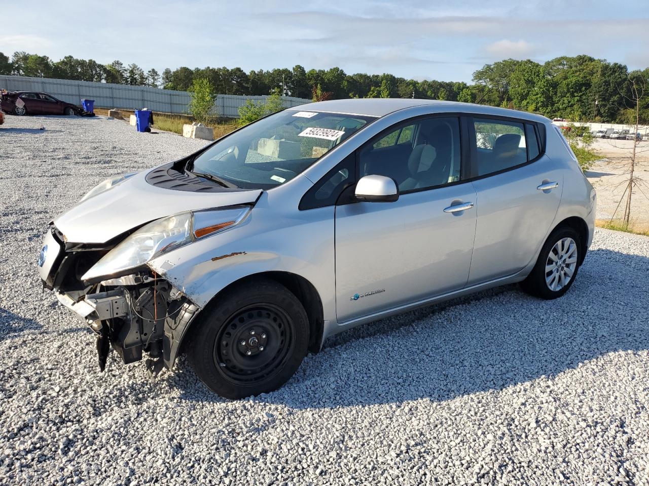 2015 Nissan Leaf S vin: 1N4AZ0CP8FC318111