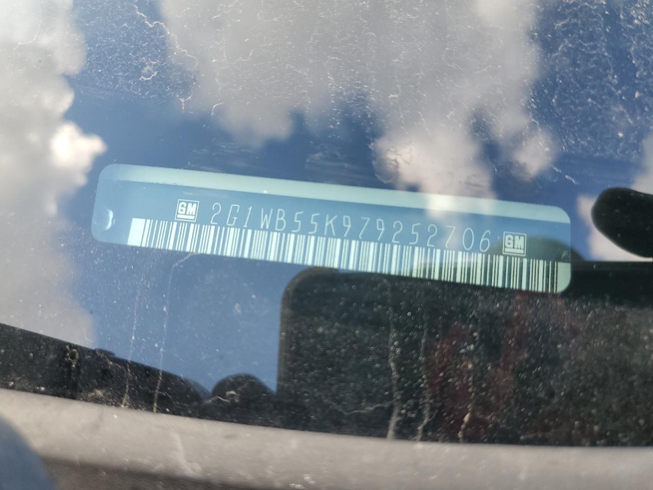 2G1WB55K979252706 2007 Chevrolet Impala Ls