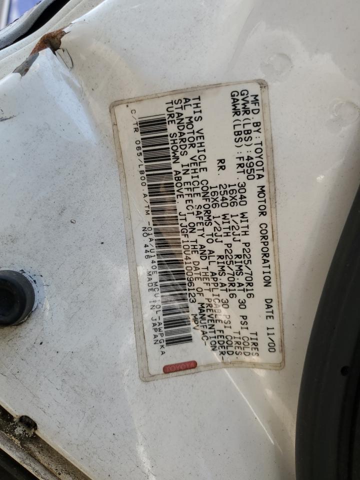 JTJGF10U410096123 2001 Lexus Rx 300