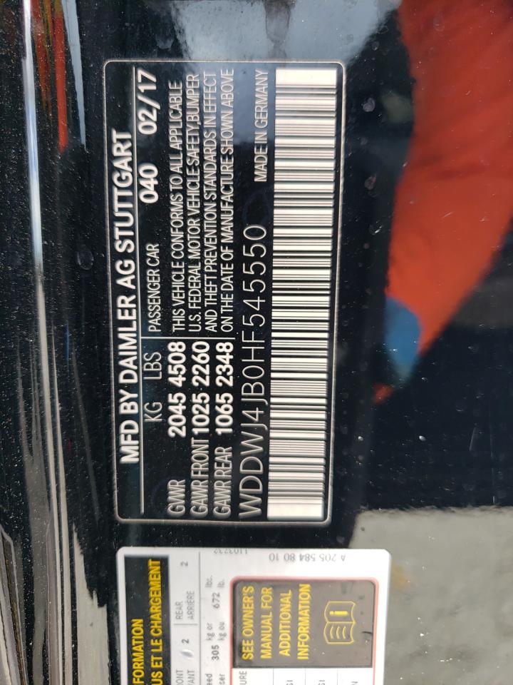 WDDWJ4JB0HF545550 2017 Mercedes-Benz C 300