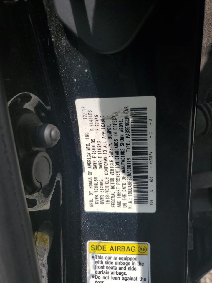 19UUA8F57DA006119 2013 Acura Tl Tech