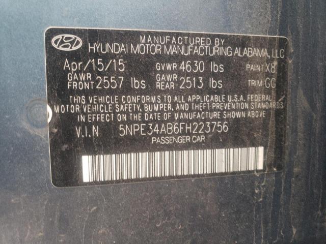 2015 HYUNDAI SONATA SPO - 5NPE34AB6FH223756