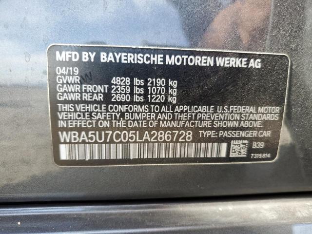 2020 BMW M340I VIN: WBA5U7C05LA286728 Lot: 57470914
