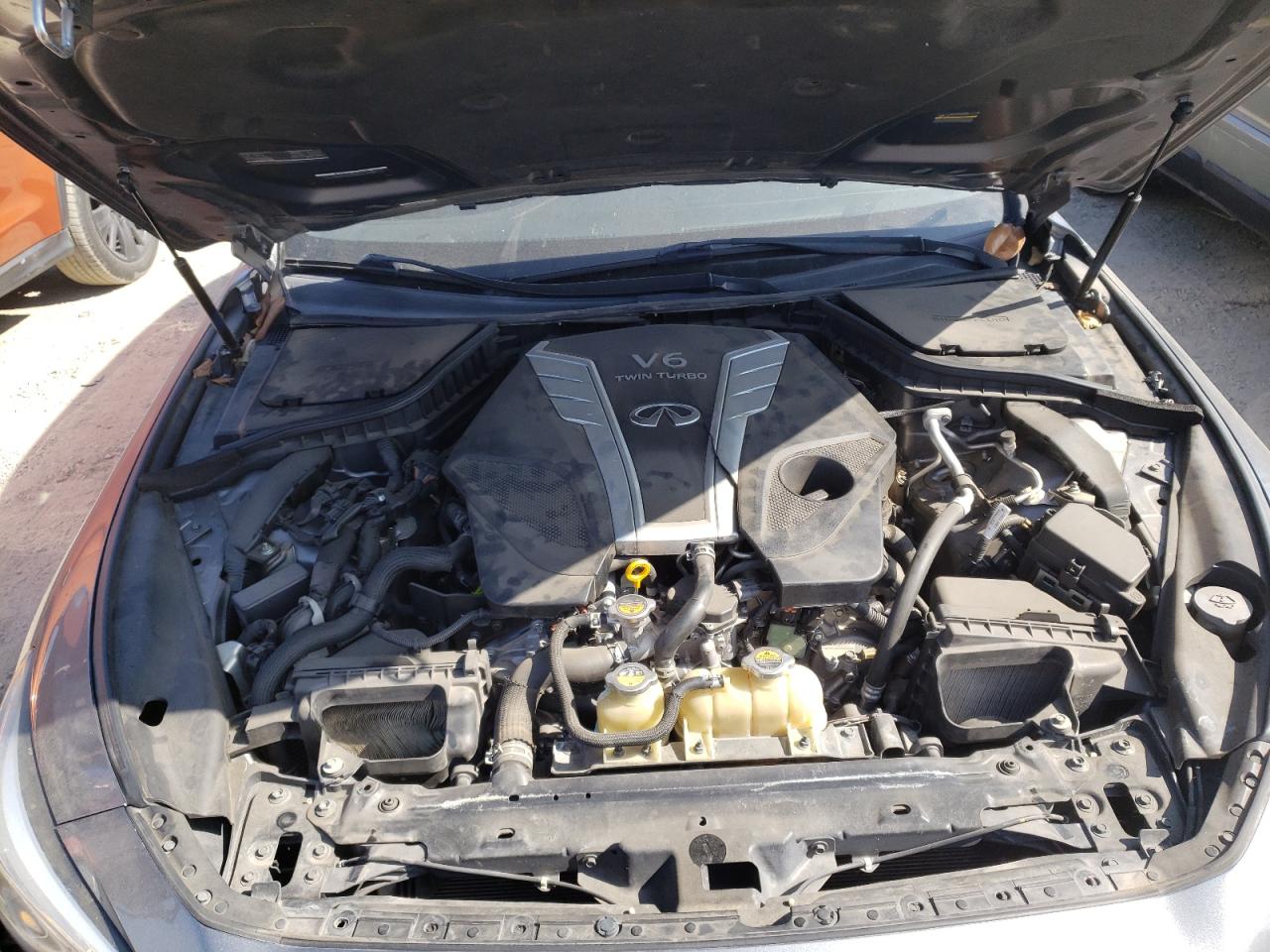 JN1FV7AP3JM460217 2018 Infiniti Q50 Red Sport 400