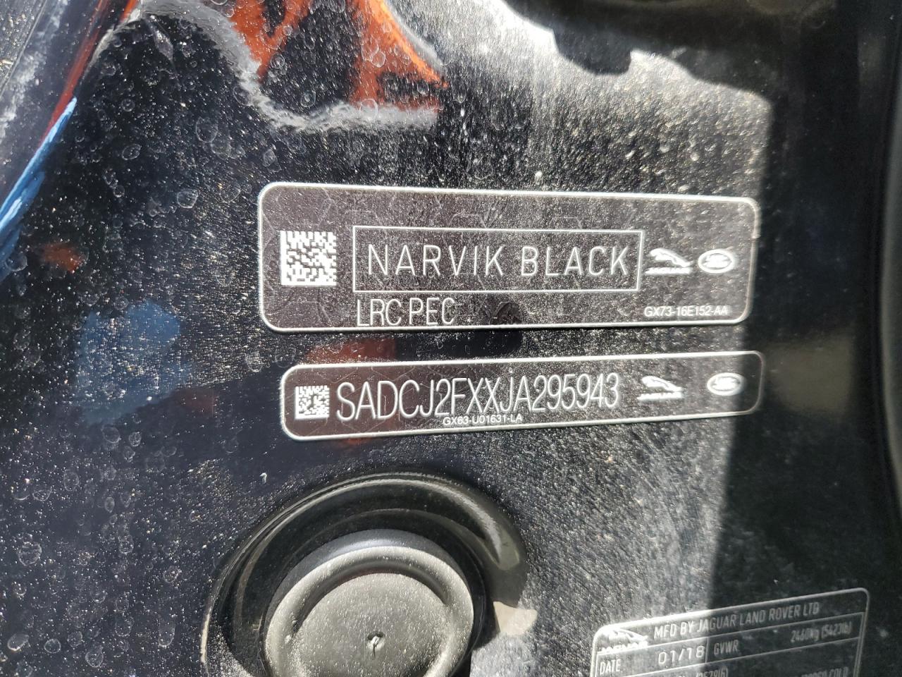 SADCJ2FXXJA295943 2018 Jaguar F-Pace Premium