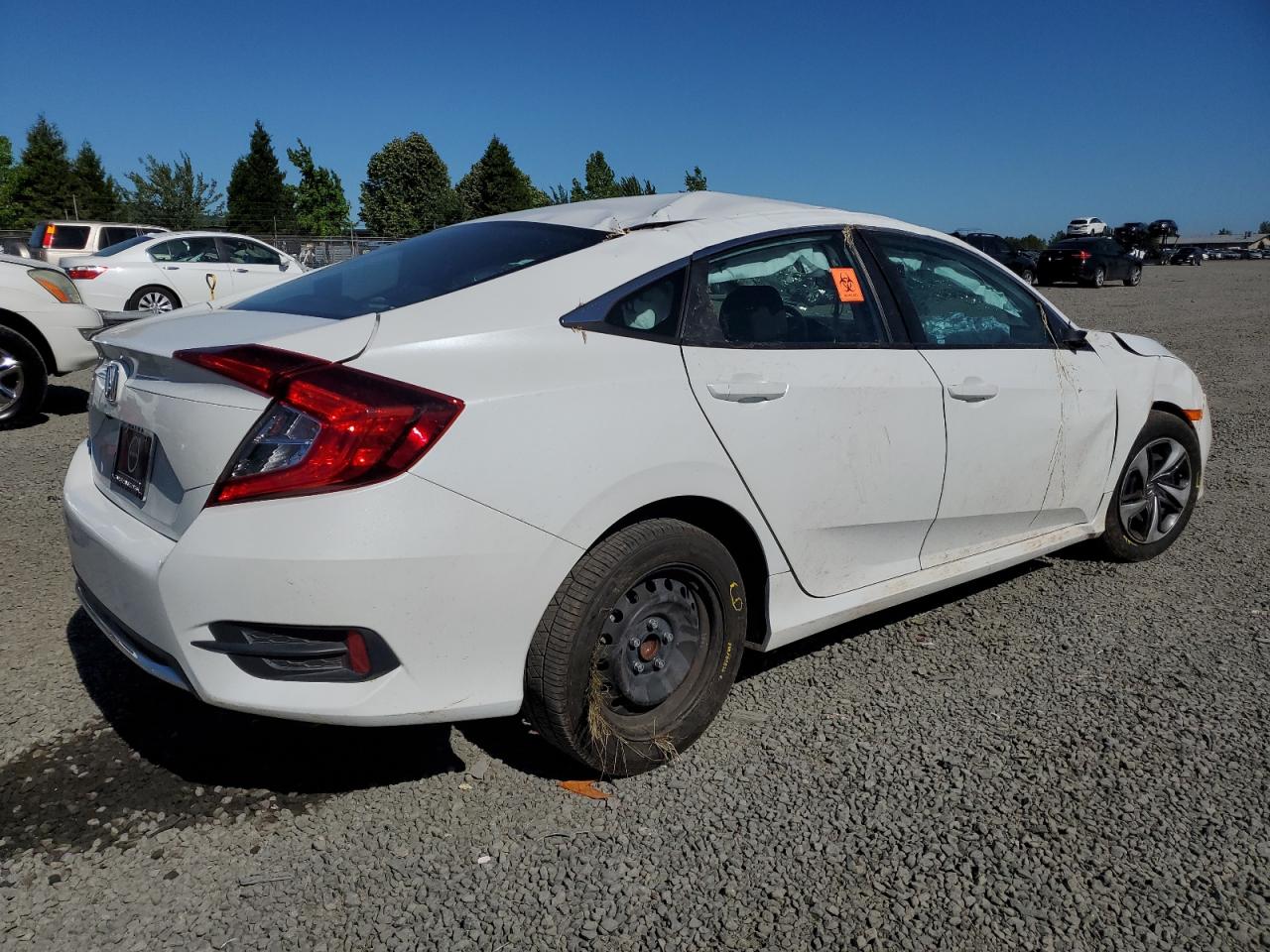 Lot #2986371210 2020 HONDA CIVIC LX