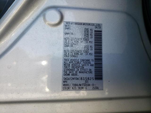 5N1AT2MT0KC815825 2019 NISSAN ROGUE - Image 13