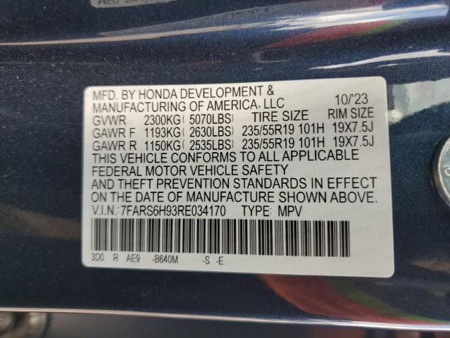 7FARS6H93RE034170 2024 Honda Cr-V Sport Touring