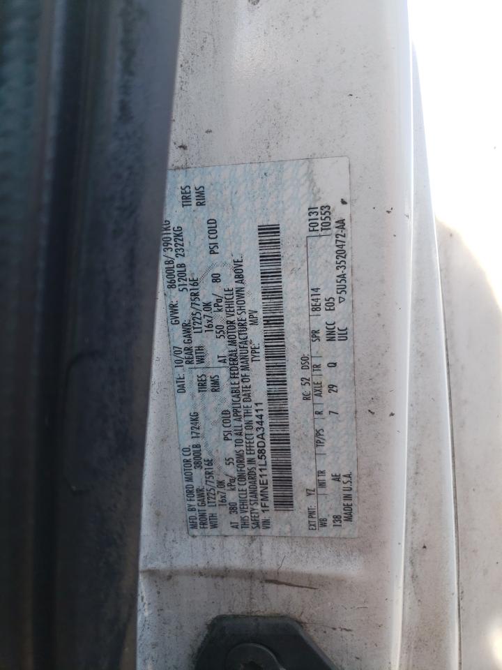 1FMNE11L58DA34411 2008 Ford Econoline E150 Wagon