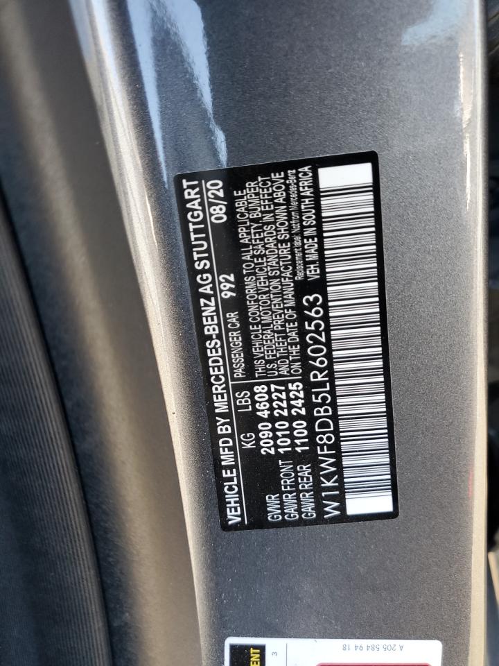 W1KWF8DB5LR602563 2020 Mercedes-Benz C 300