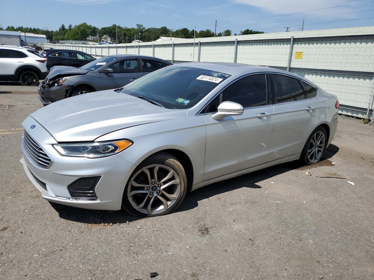 2019 Ford Fusion Sel vin: 3FA6P0CD8KR150693