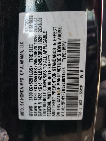 2020 HONDA PASSPORT E - 5FNYF8H52LB011524