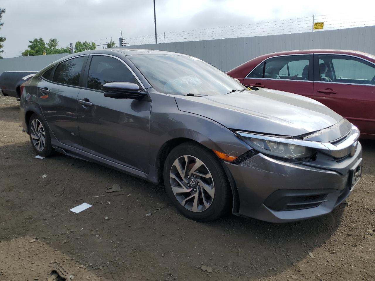 Lot #2895517513 2017 HONDA CIVIC EX