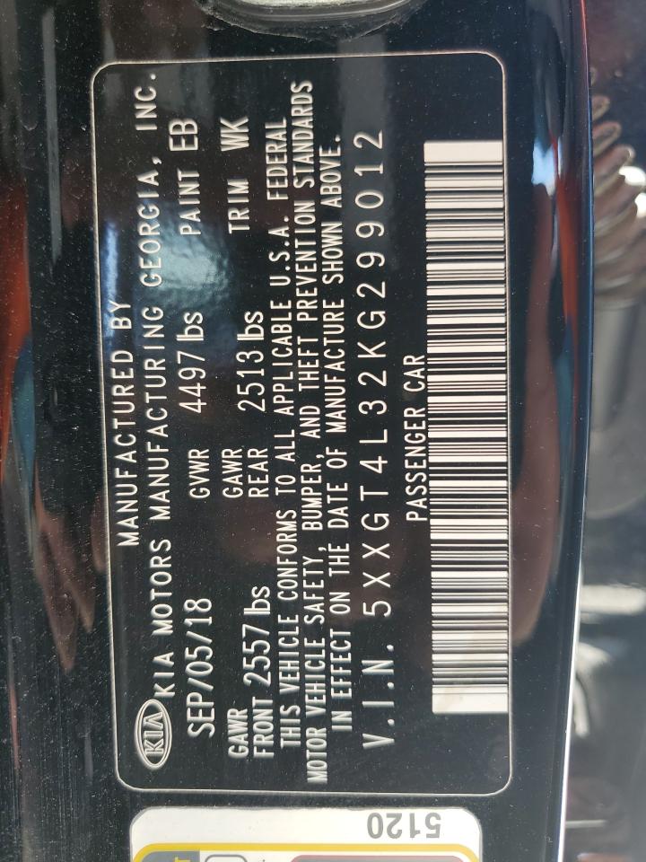 5XXGT4L32KG299012 2019 Kia Optima Lx