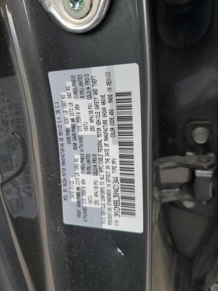 3MVDMBBL3NM401344 2022 Mazda Cx-30 Select