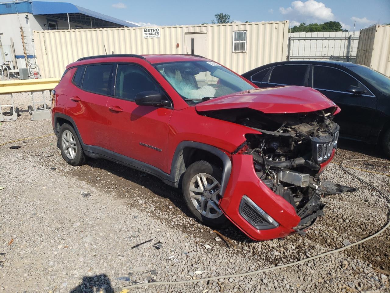 2018 Jeep Compass Sport vin: 3C4NJCAB9JT411745