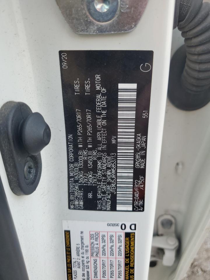 JTEMU5JR9M5853713 2021 Toyota 4Runner Sr5/Sr5 Premium