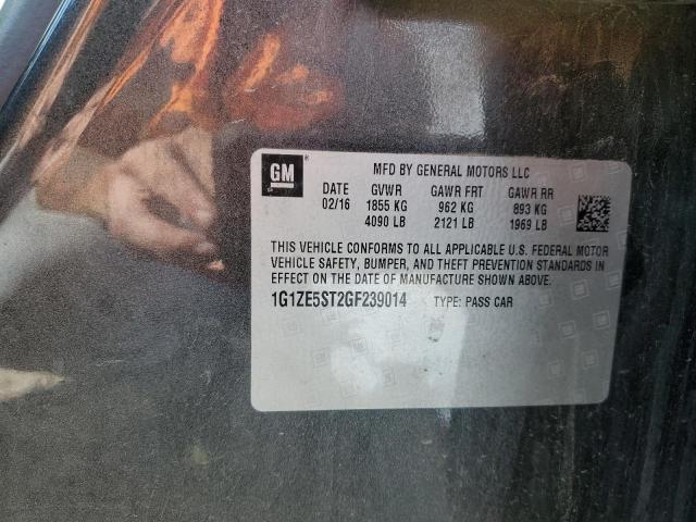 2016 Chevrolet Malibu Lt VIN: 1G1ZE5ST2GF239014 Lot: 60538654