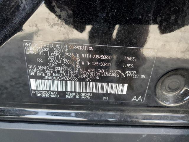 2023 SUBARU SOLTERRA P JTMABABA5PA023336