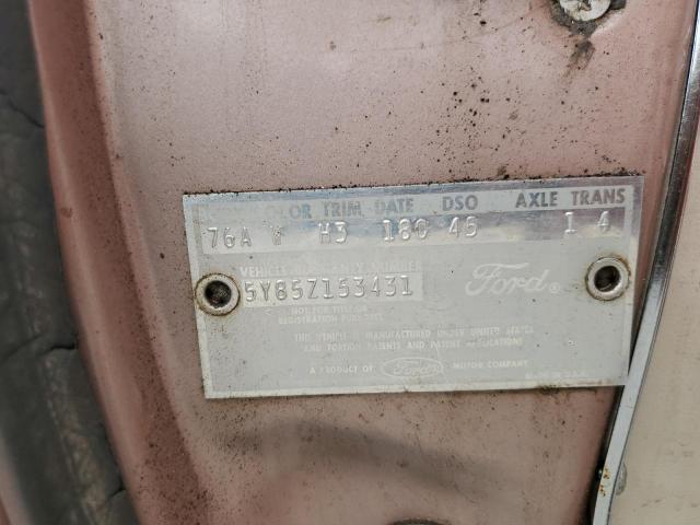 1965 Ford Thunderbir VIN: 5Y85Z153431 Lot: 59626174