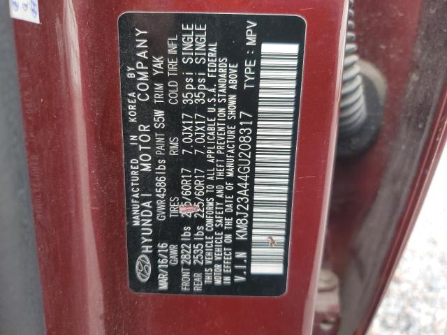 2016 HYUNDAI TUCSON SE - KM8J23A44GU208317