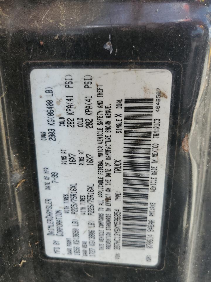 3B7HC13Y6XM596854 1999 Dodge Ram 1500