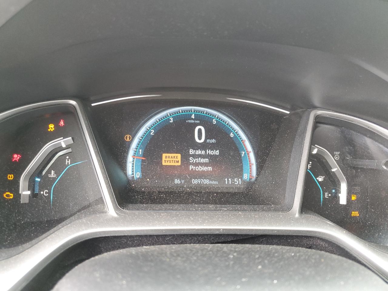 19XFC1F30GE212620 HONDA CIVIC 2016