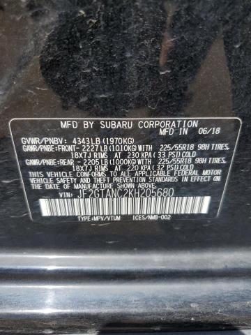 2019 SUBARU CROSSTREK - JF2GTANC2KH205680