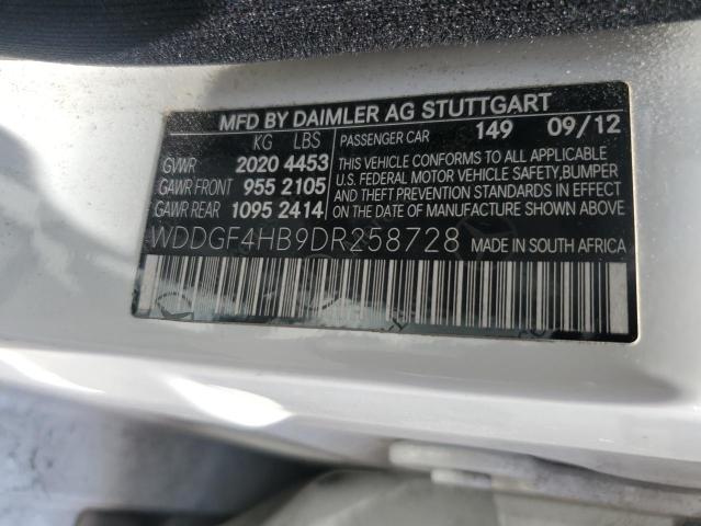 VIN WDDGF4HB9DR258728 2013 Mercedes-Benz C-Class, 250 no.12